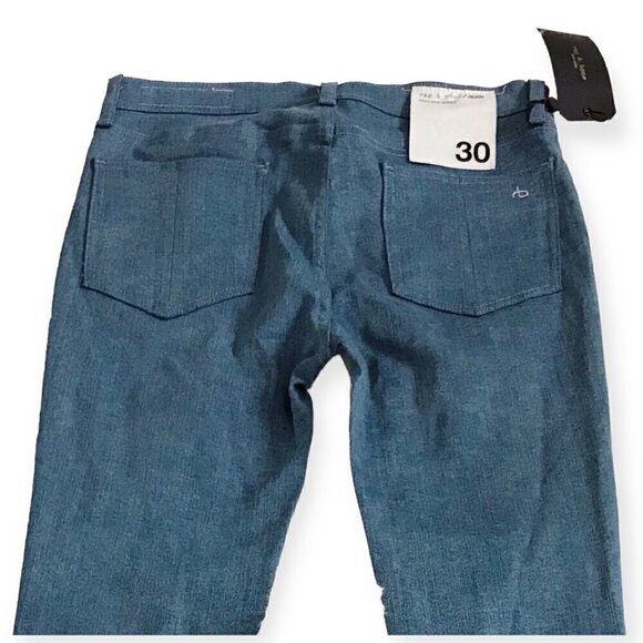 NWT Rag & Bone‎ High Waist Skinny Jeans size 30, Double blues - Picture 8 of 13